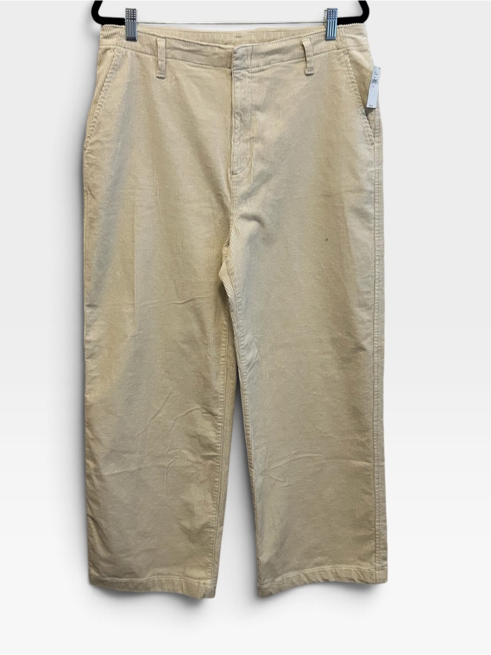 NWT GAP Women’s Wide Leg Corduroy Pants in Cream Size 12